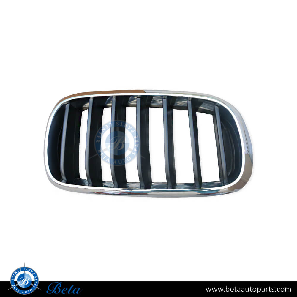 Right Side Radiator Grille - Black and Chrome for BMW X5 F15 2014-2018 models, Part Number 51137294486 Right Side Radiator Grille - Black and Chrome for BMW X5 F15 2014-2018 models, Part Number 51137294486